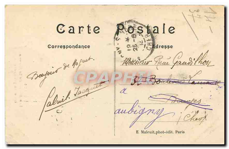 CPA Les Bords de la Marne Un coin pittoresque  — Back
