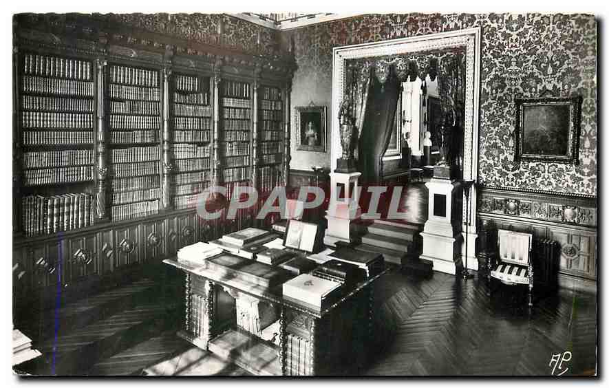 CPA Chateau de Gros Bois S et O La Bibliotheque 