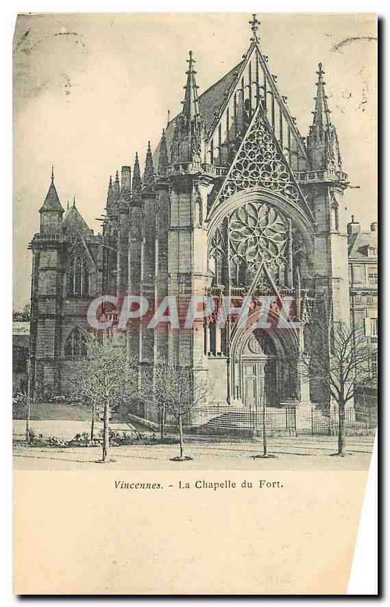 CPA Vincennes La Chapelle du Fort 