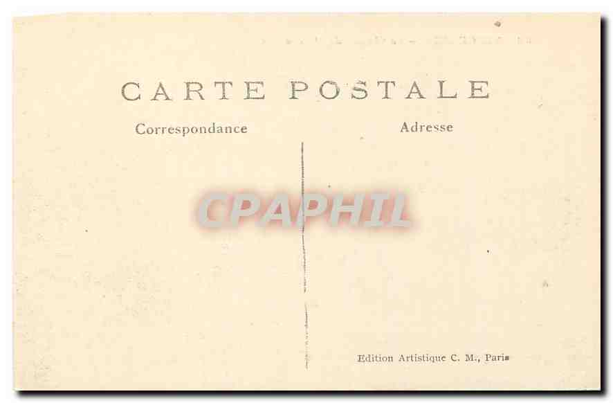 CPA Vincennes La Chapelle du Chateau  — Back
