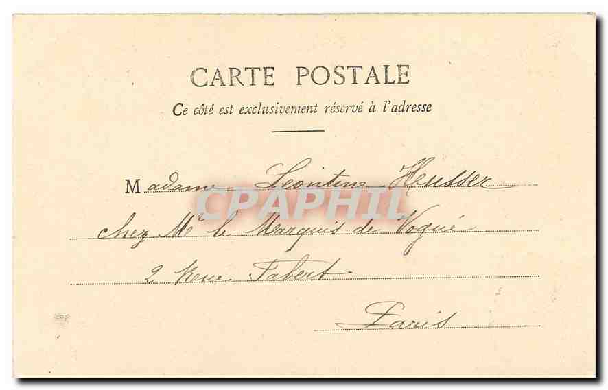 CPA Rueil S et O Tombeau de la Reine Hortense Eglise  — Rückseite