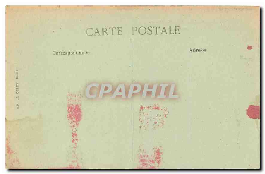 CPA Chateau de la Malmaison La Roseraie  — Rückseite