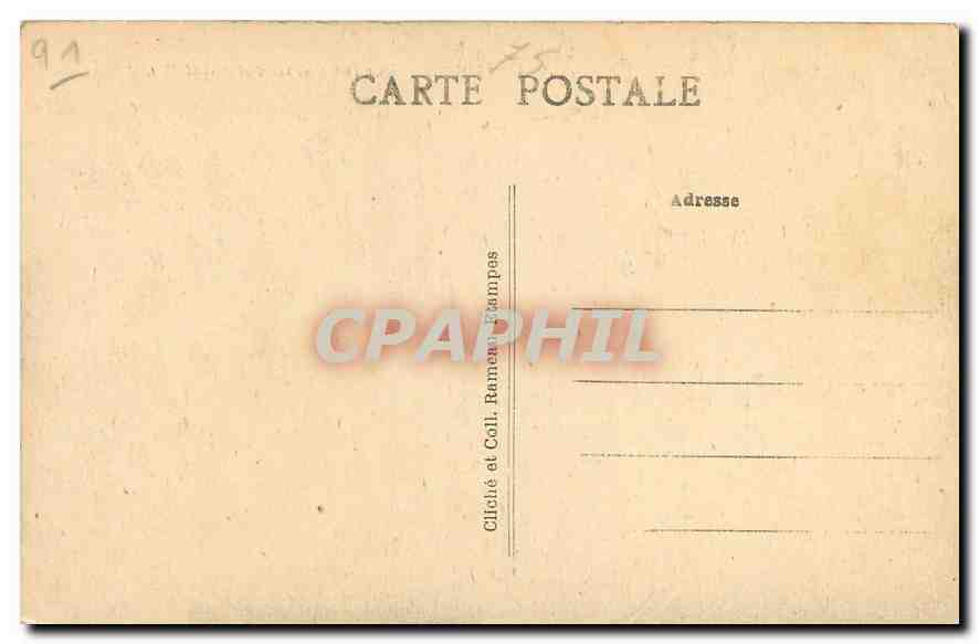 CPA Etampes Vue sur Guinette et Saint basile  — Back