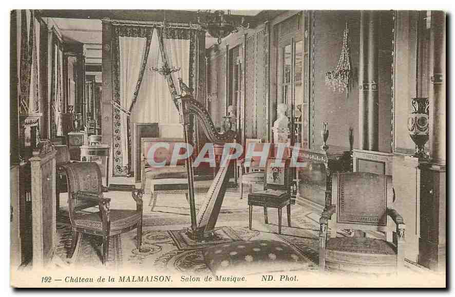 CPA Chateau de la Malmaison Salon de la Musique 