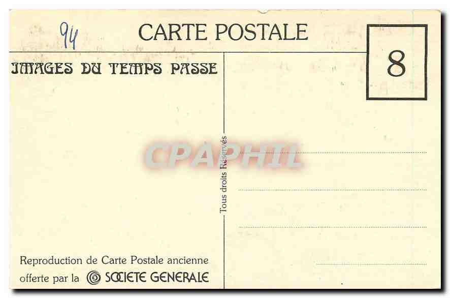 REPRO Parc Saint Maur La Societe Generale Banque — Rückseite