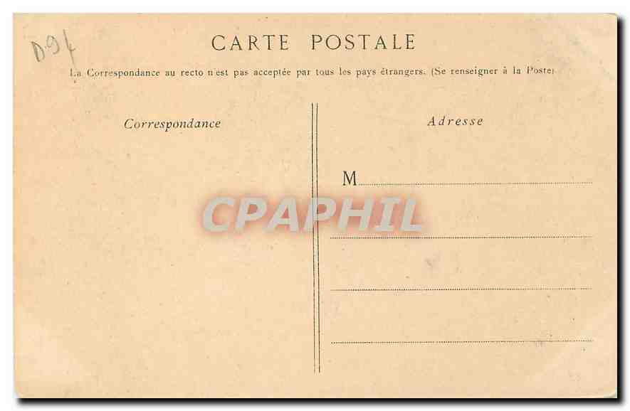 CPA Bois de Vincennes Lac des Minimes le Grand Saule  — Rückseite