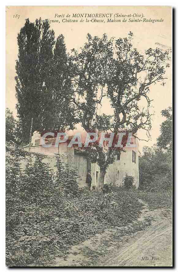 CPA Foret de Montmorency Seine et Oise Chateau de la Chasse Maison de Sainte Radegonde 