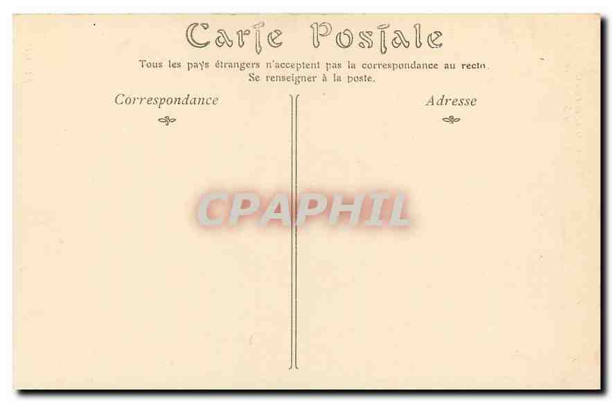 CPA Foret de Montmorency Seine et Oise Chateau de la Chasse Maison de Sainte Radegonde  — Back
