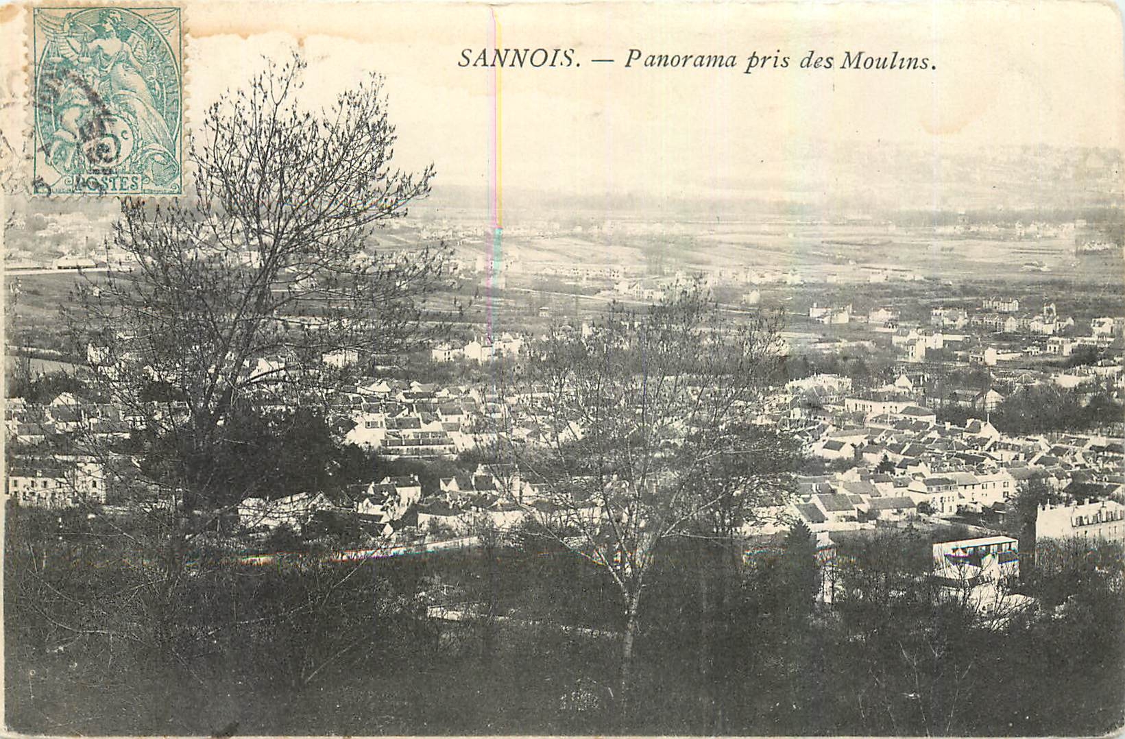 CPA Sannois Panorama pris des Moulins 