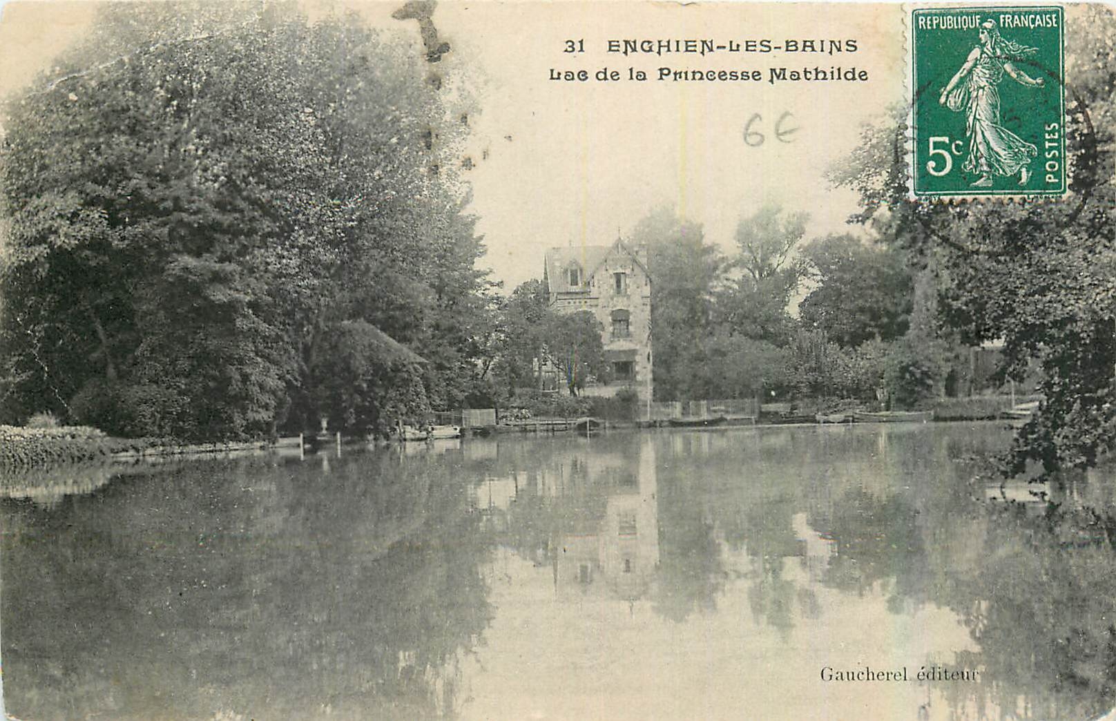 Lac de la Princesse Mathilde — Enghien-les-Bains — GauchereL éditeur