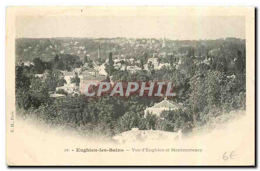 Enghien-les-Bains — Vue d'Enghien et Montmorency — E. H., Paris, n°28