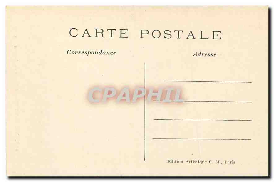 CPA Vincennes L'Entree du Donjon  — Rückseite