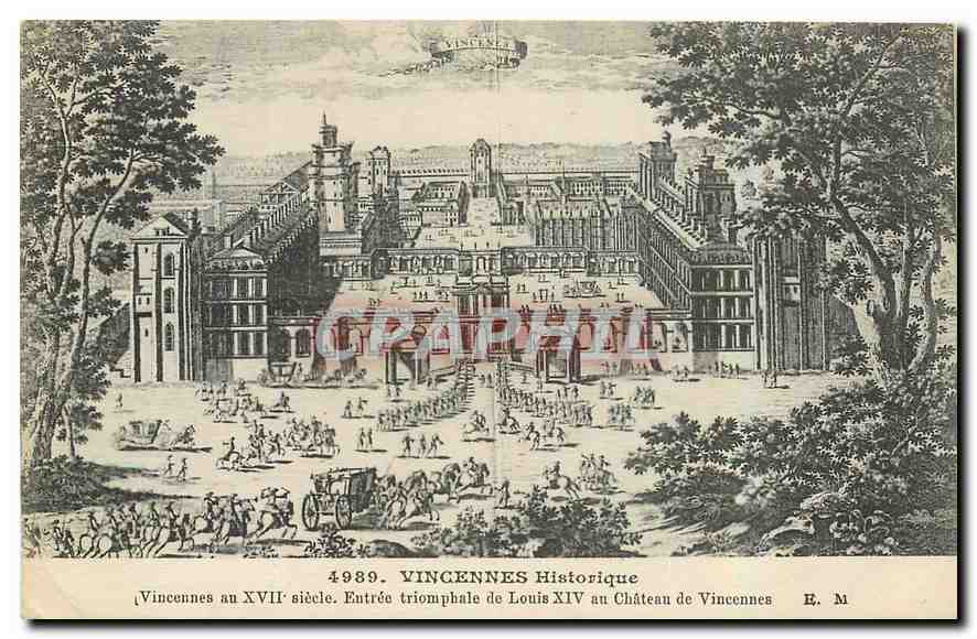 CPA Vincennes Historique Entree triomphale de Louis XIV au Chateau de Vincennes 