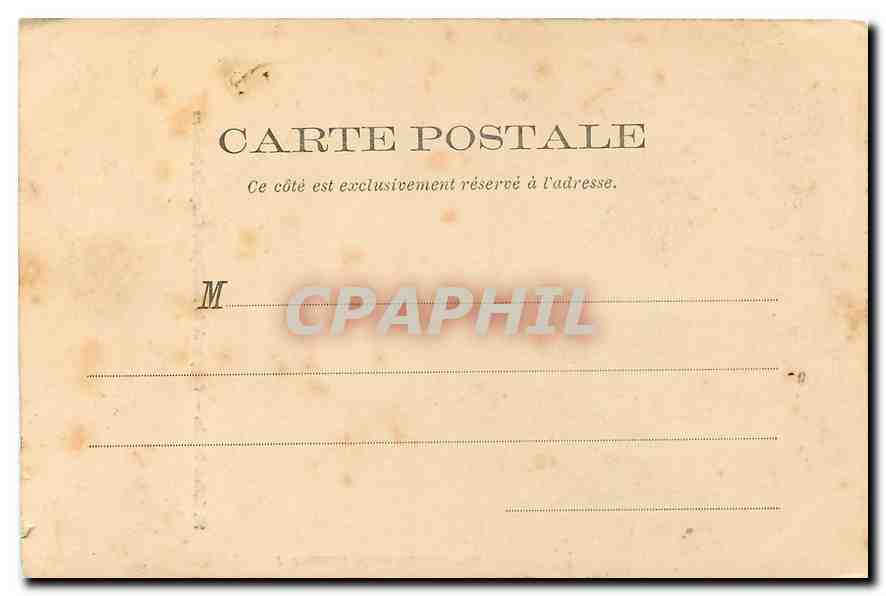 CPA Saint Denis Crypte de la Basilique Chapelle funebre  — Rückseite