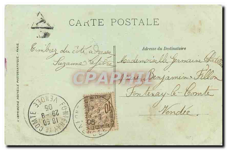 L'ABBAYE DE SAINT-DENIS — La Crypte. Henri IV. — LL. — N° 43 — Rückseite
