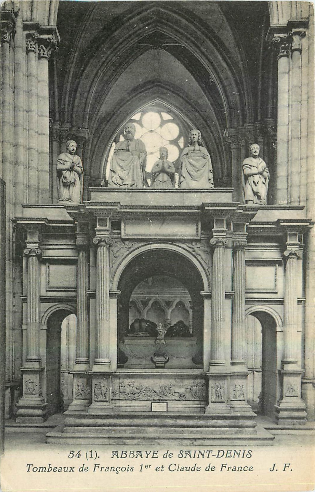 CPA Abbaye de Saint Denis Tombeau de Francois I et Claude de France 