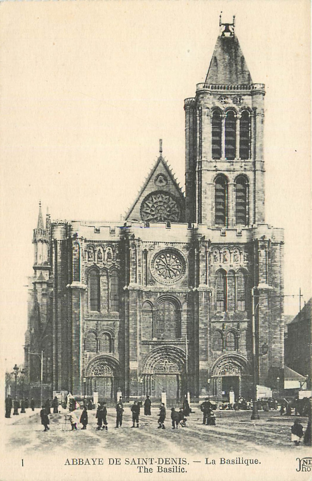 CPA Abbaye de Saint Denis La Basilique 