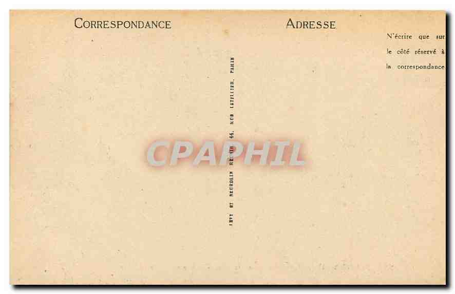 CPA Saint More Yonne Le Pont et la Cote Rocheuse  — Back