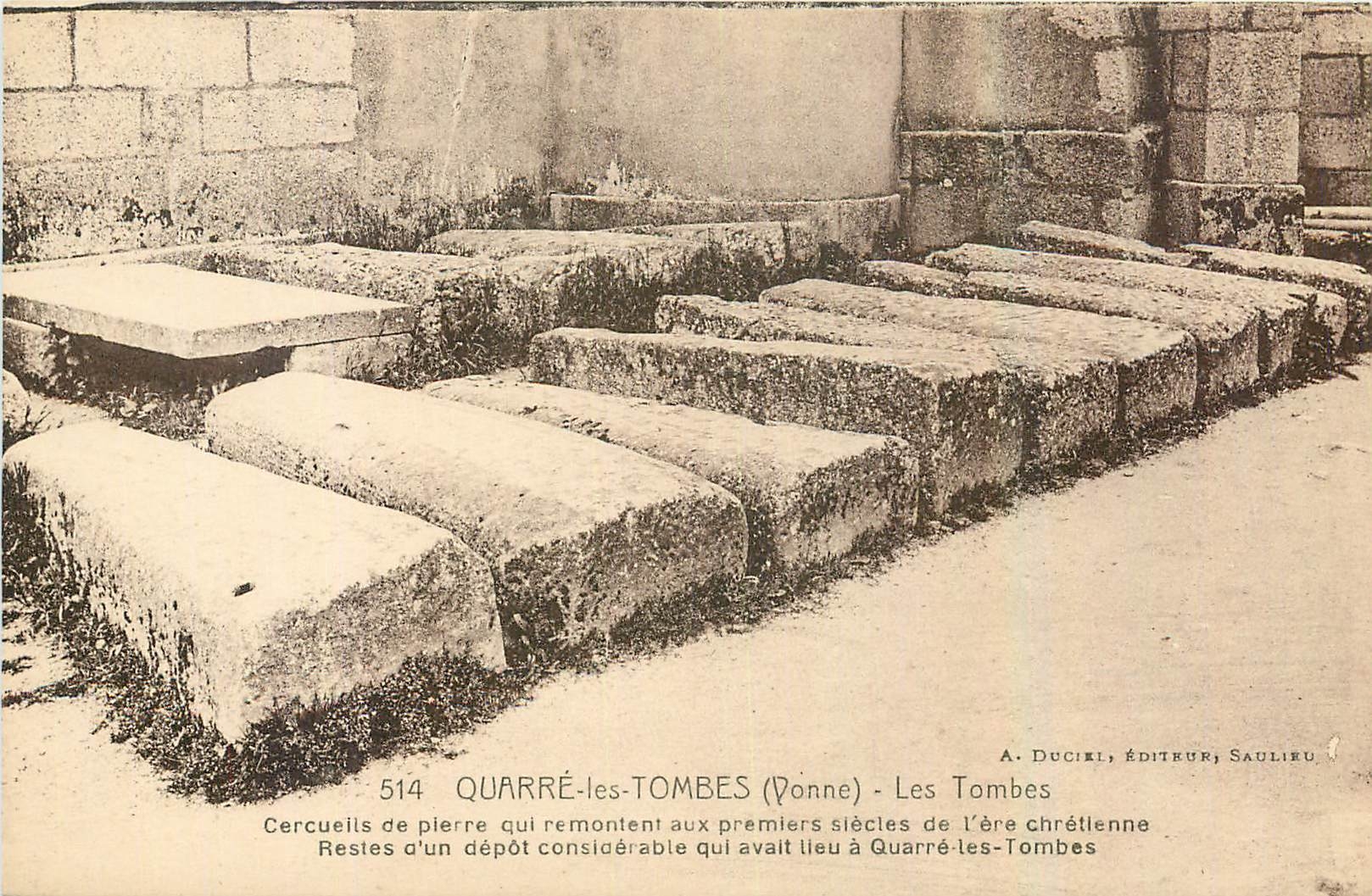 CPA Quarre les Tombes Yonne Les Tombes 