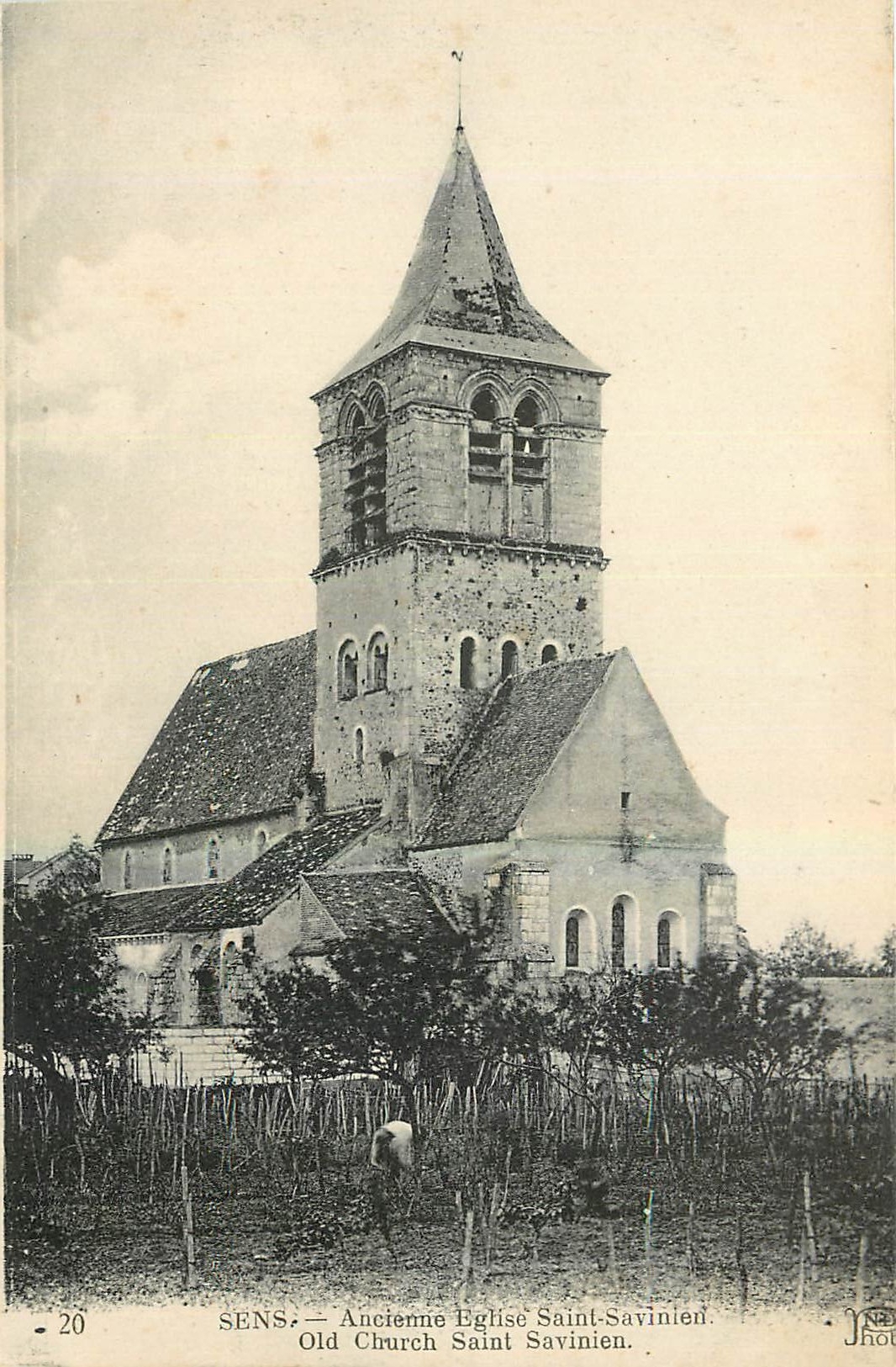 CPA Sens Ancienne Eglise Saint Savinien 