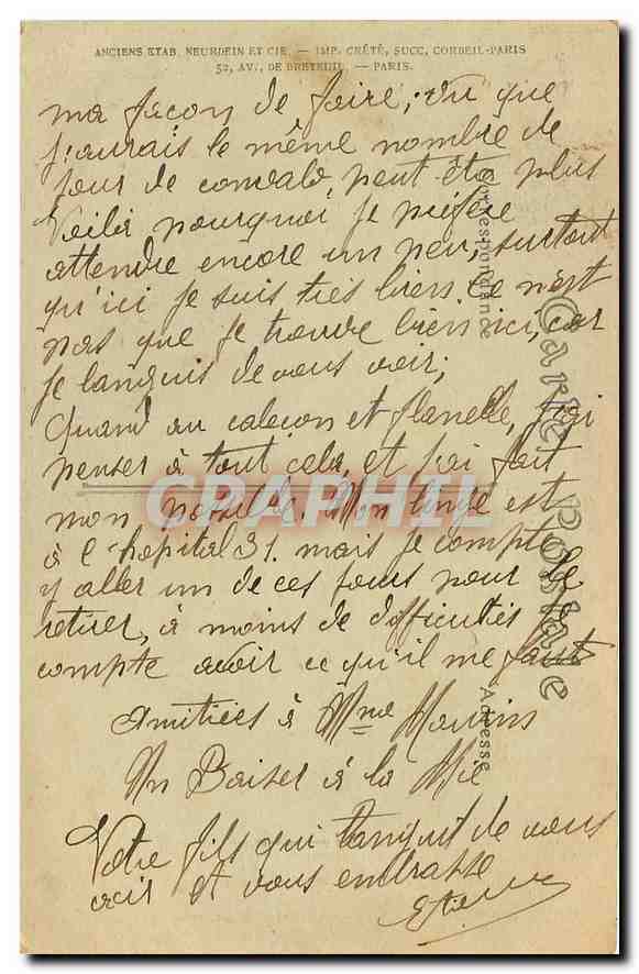 CPA Sens Le Portail sud de la Cathedrale dit Portail de Moise  — Rückseite