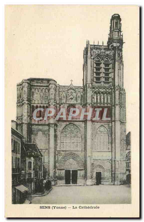 CPA Sens Yonne La Cathedrale 
