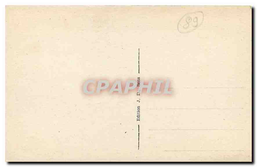CPA Sens Yonne La Cathedrale  — Rückseite