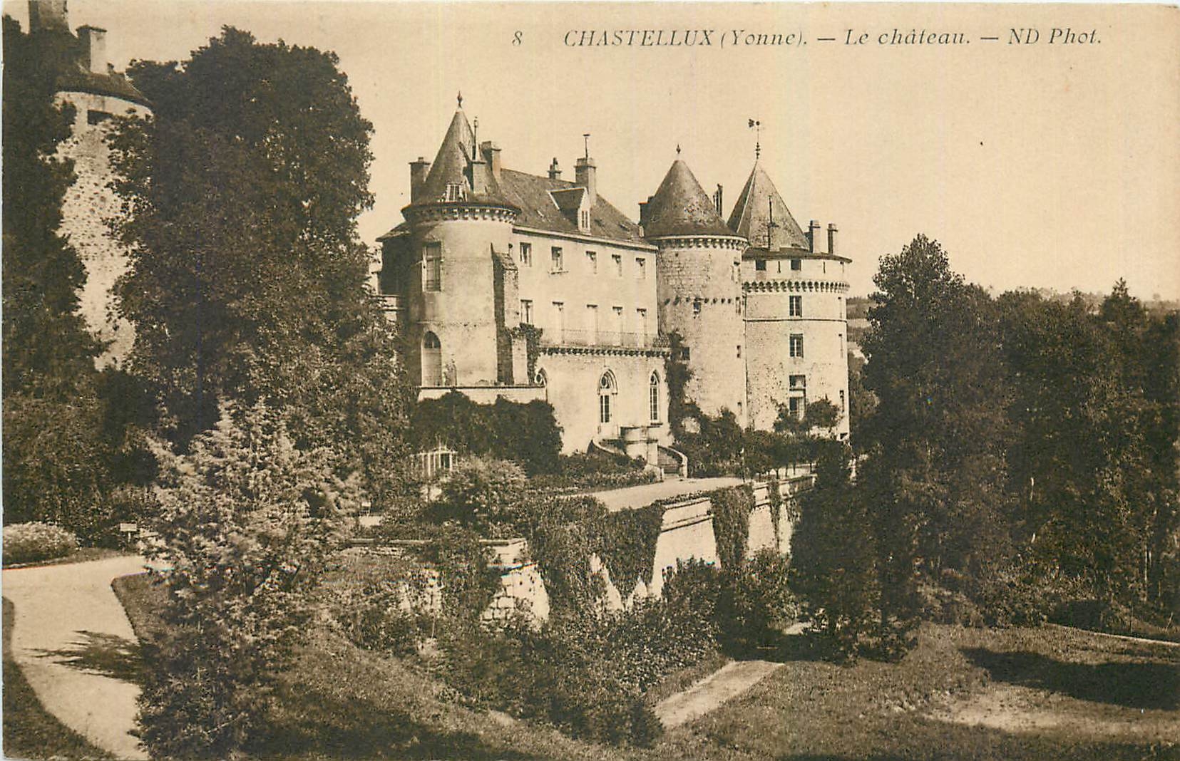 CPA Chastellux Yonne Le Chateau 