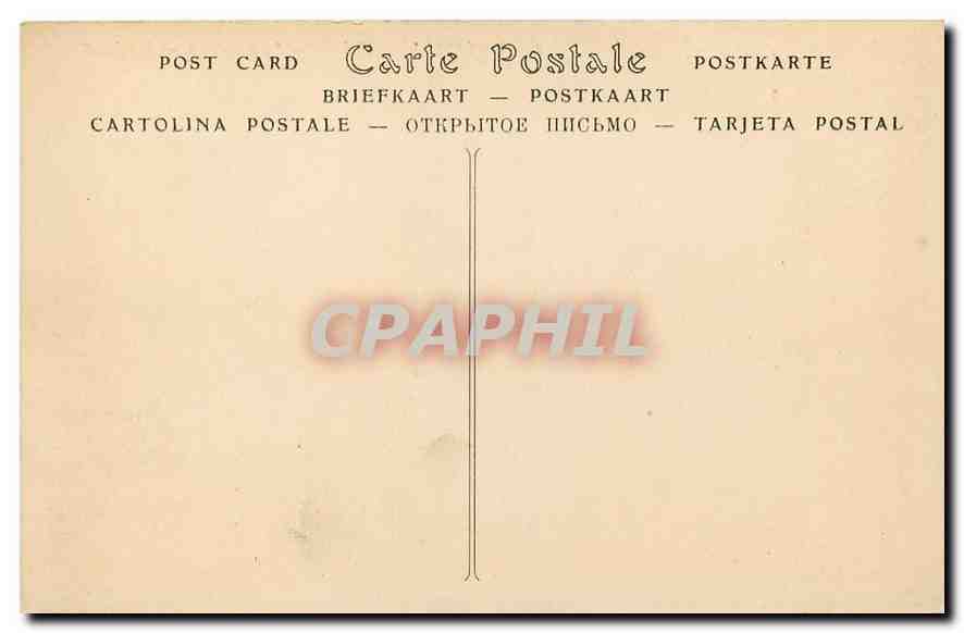 CPA Chastellux Yonne Le Chateau  — Back