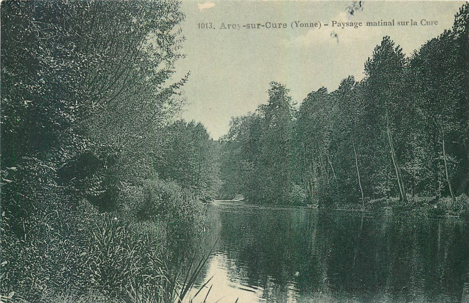 CPA Arcy sur Cure Yonne Paysage matinal sur la Cure 