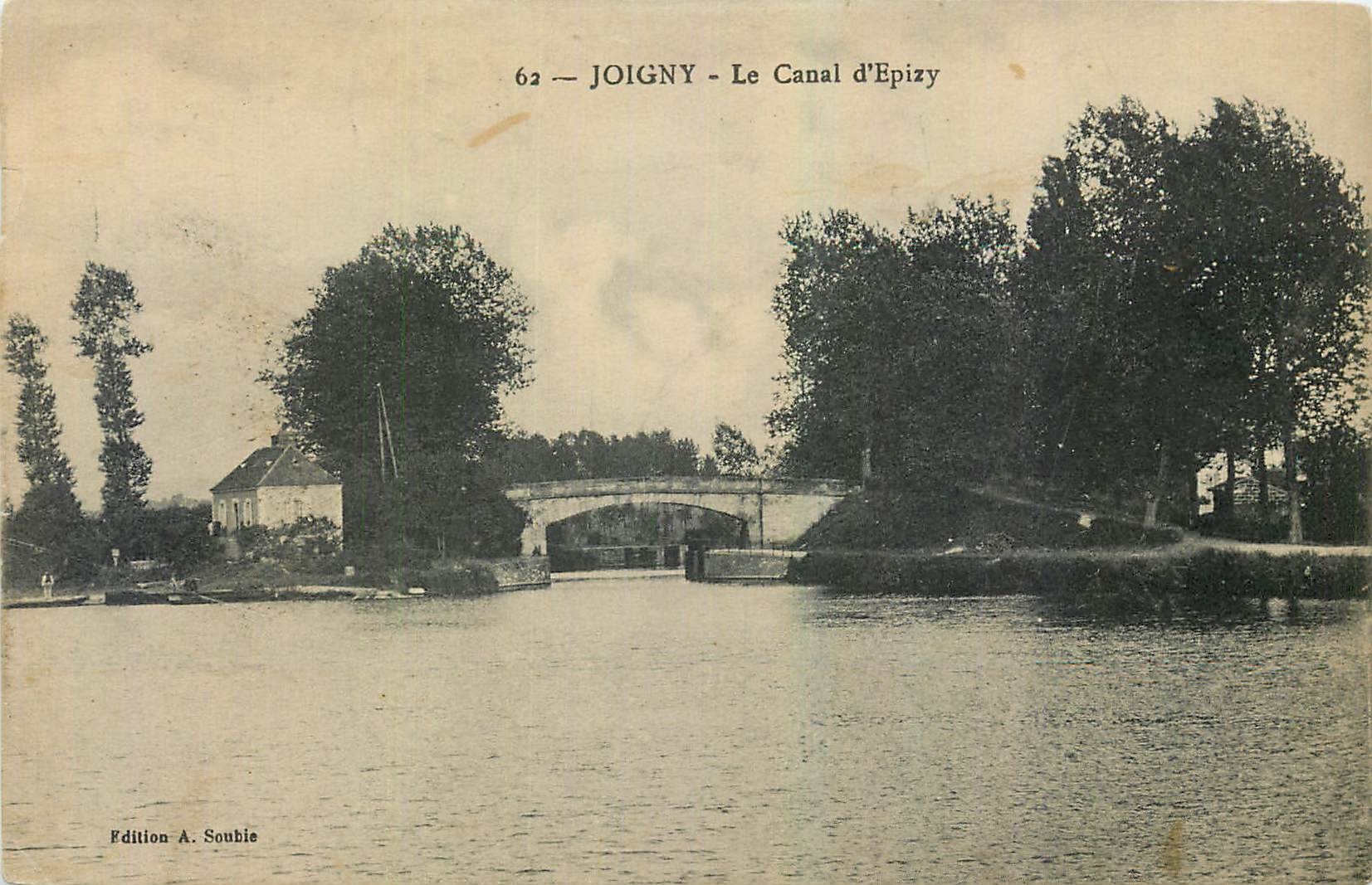 CPA Joigny Le Canal d'Epizy 