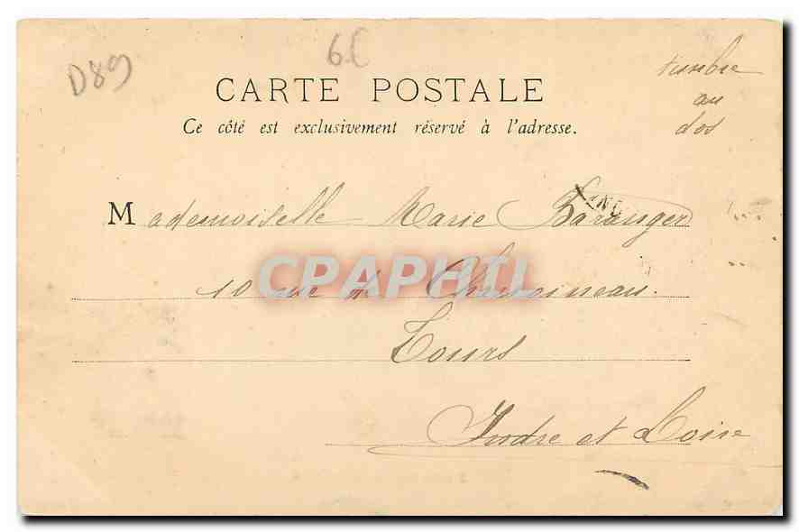 CPA Sens Porte de l'Archeveche (carte 1900) — Back