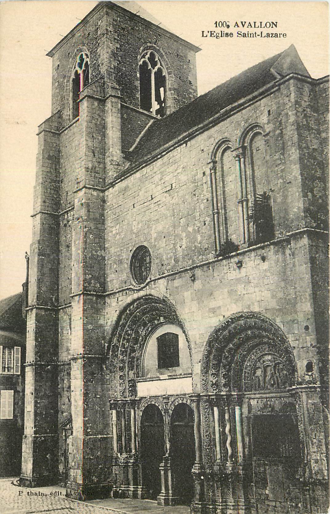 CPA Avallon L'Eglise Saint Lazare 