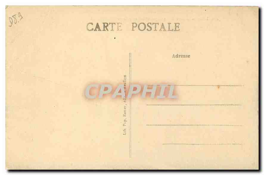 Vallée de la Cure — La Digne et le Lac près de CHASTELUX — Lib. Pap. Haver, édit. Avalon — Reverso