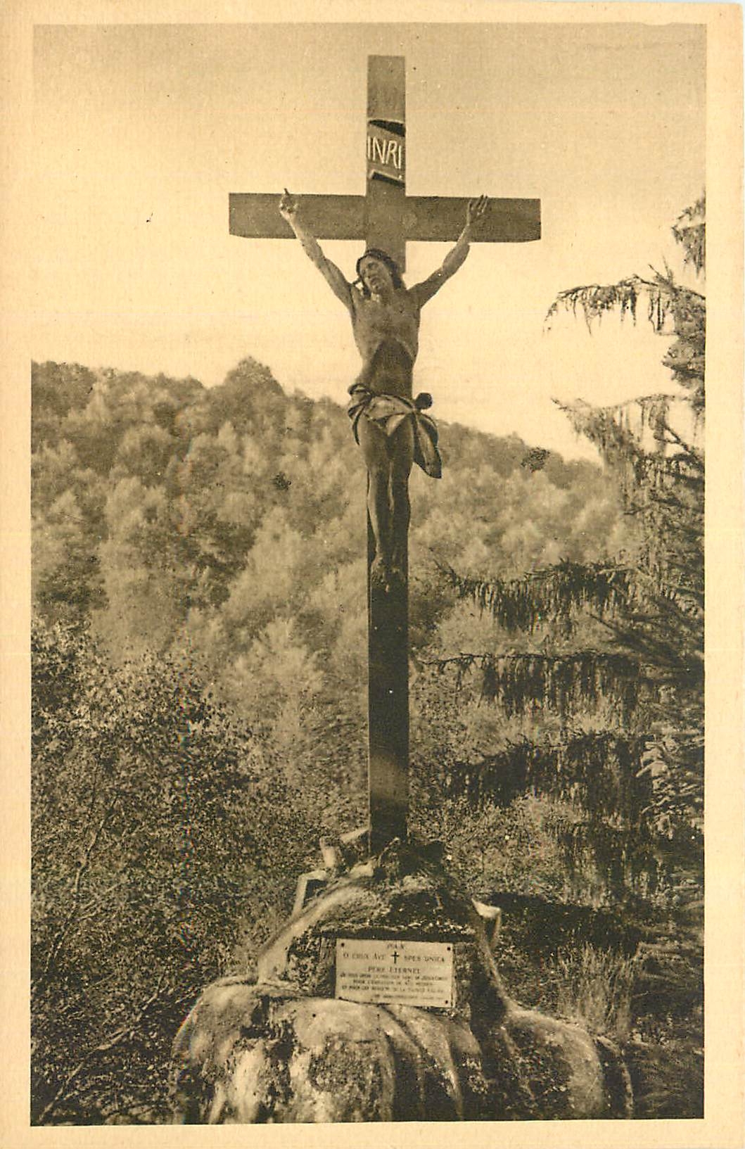 CPA Monastere de Ste Marie de la Pierre qui Vire Yonne Le Calvaire 