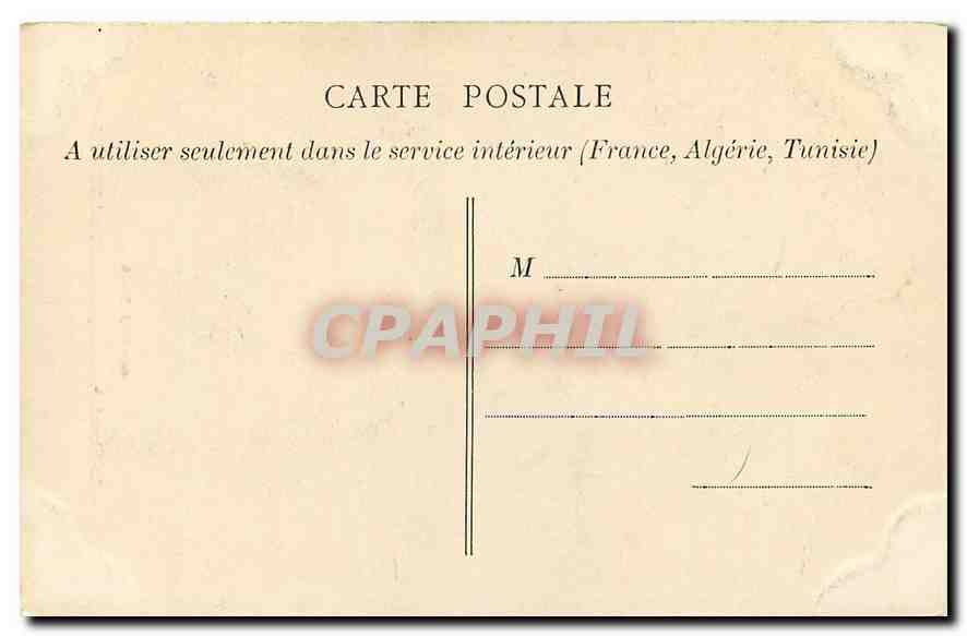 CPA Sens La Cheminee de la Salle des Fetes a l'Hotel de Ville  — Rückseite