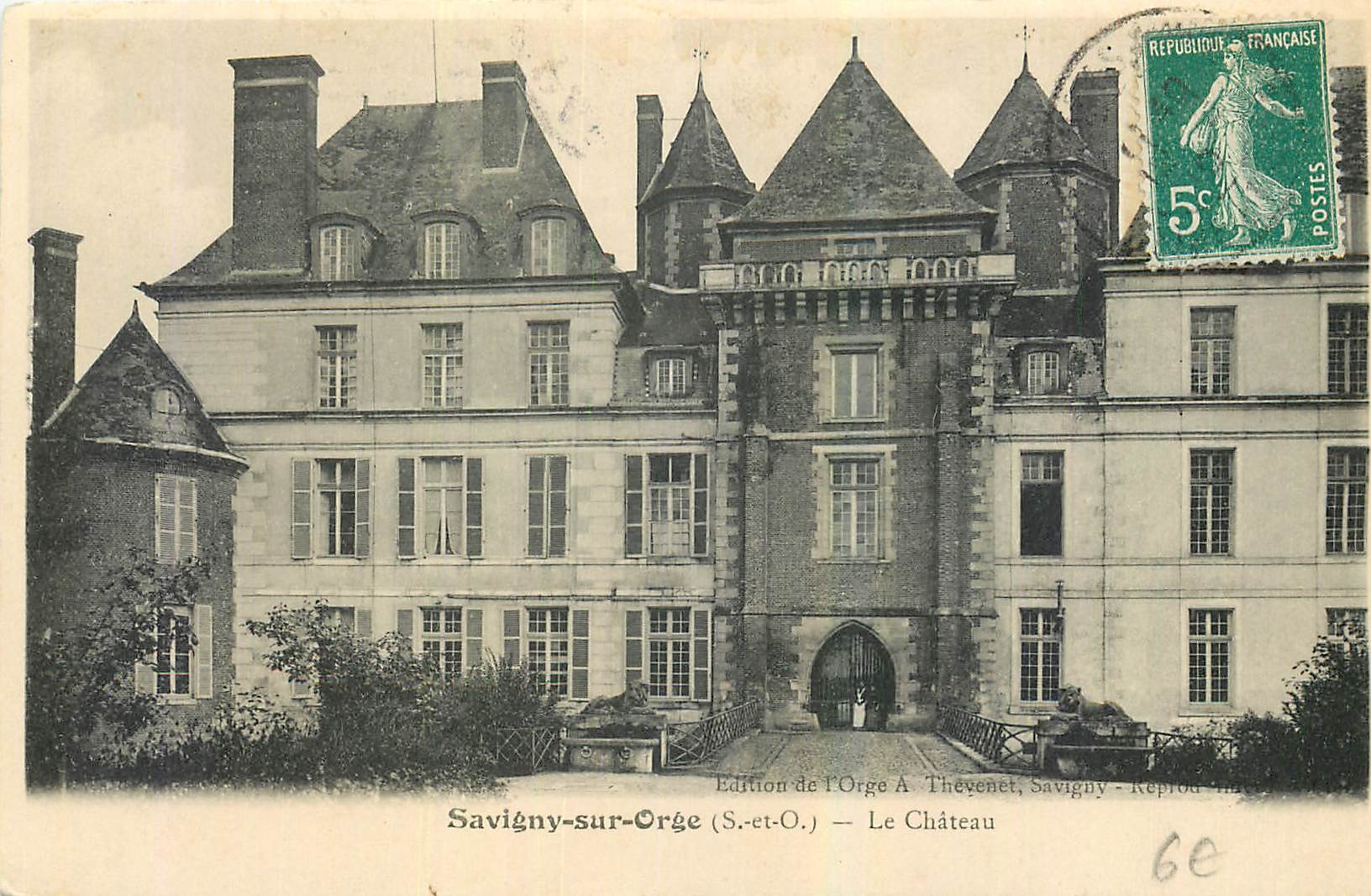 CPA Savigny sur Orge S et O Le Chateau 