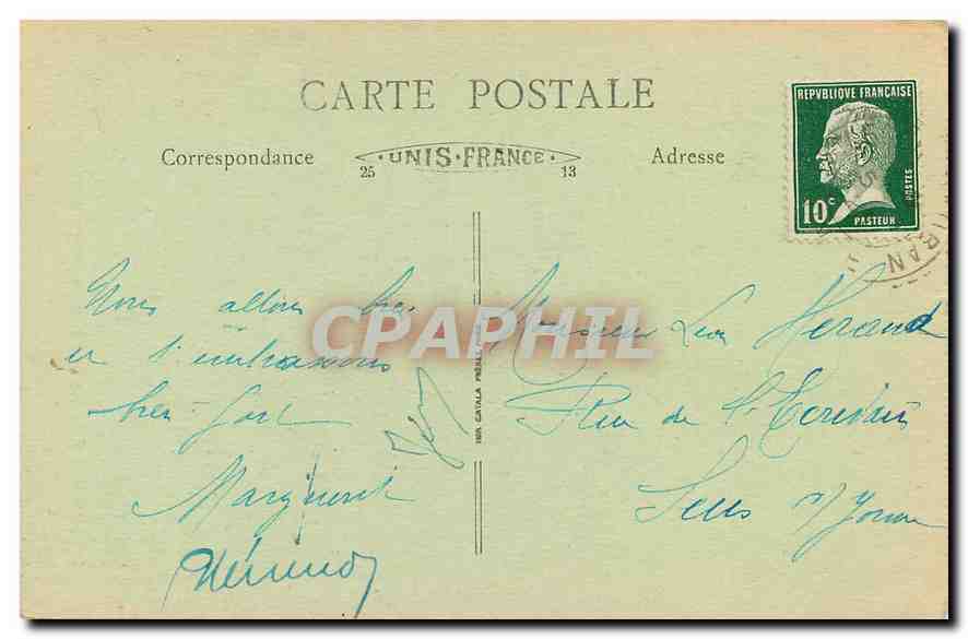 CPA Monastere de Ste Marie de la Pierre qui Vire Yonne  — Back