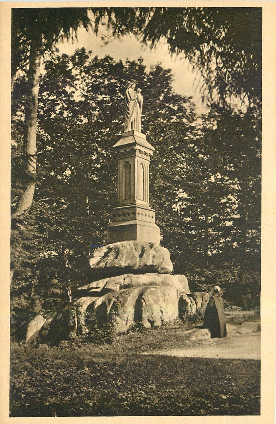 CPA Monastere de Ste Marie de la Pierre qui Vire Yonne Notre Dame de la P Q V 