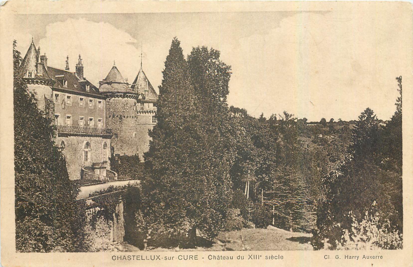CPA Chastellux sur Cure Chateau du XIII siecle 