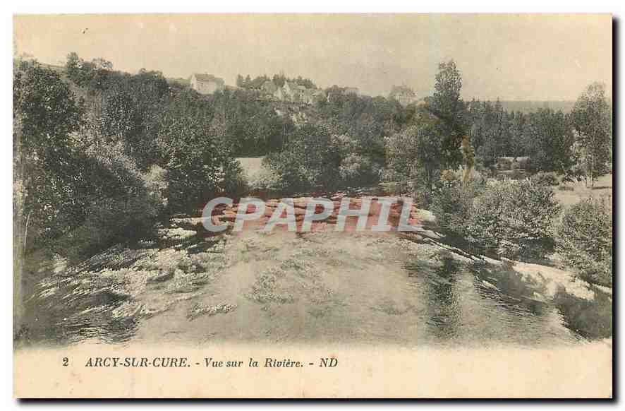 CPA Arcy sur Cure Vue sur la Riviere 