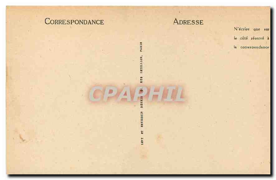 CPA Saint More Yonne La Cure et la Cote Rocheuse  — Back