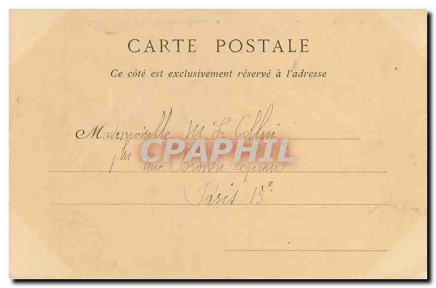 CPA Avallon Le Portail de l'Eglise Saint Lazare  — Back
