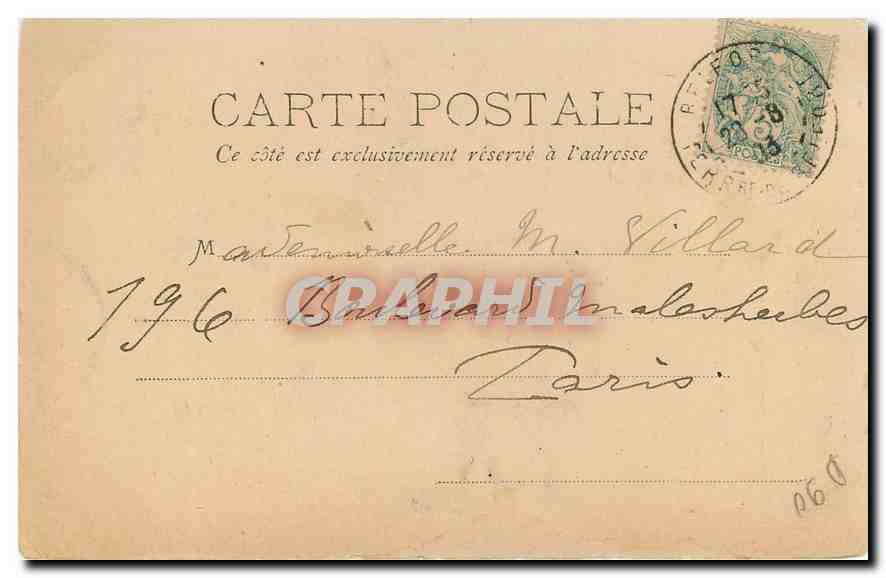 CPA La Porte de Brisach et le Colombier Militaire  — Rückseite
