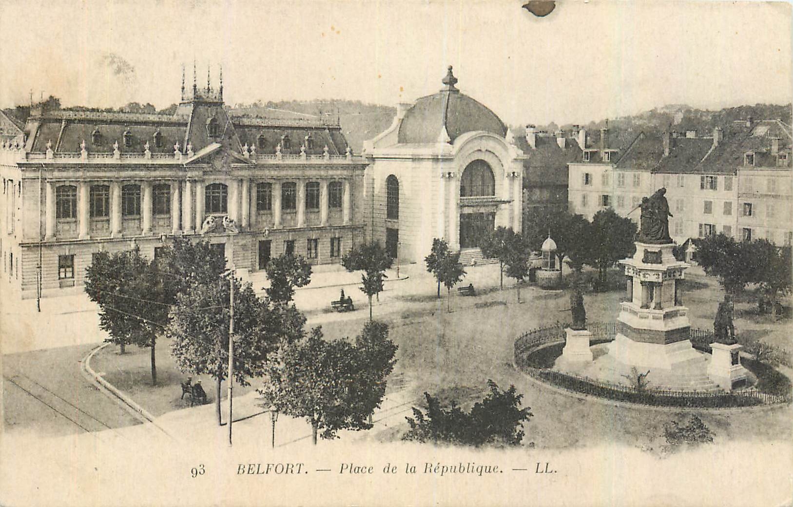 CPA Belfort Place de la Republique 