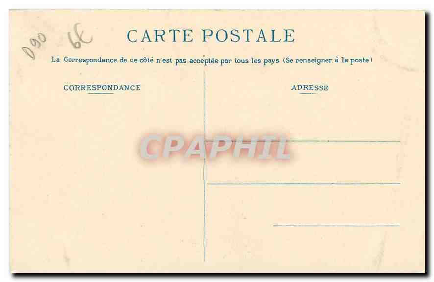 CPA Belfort La Tour de la Miotte  — Rückseite