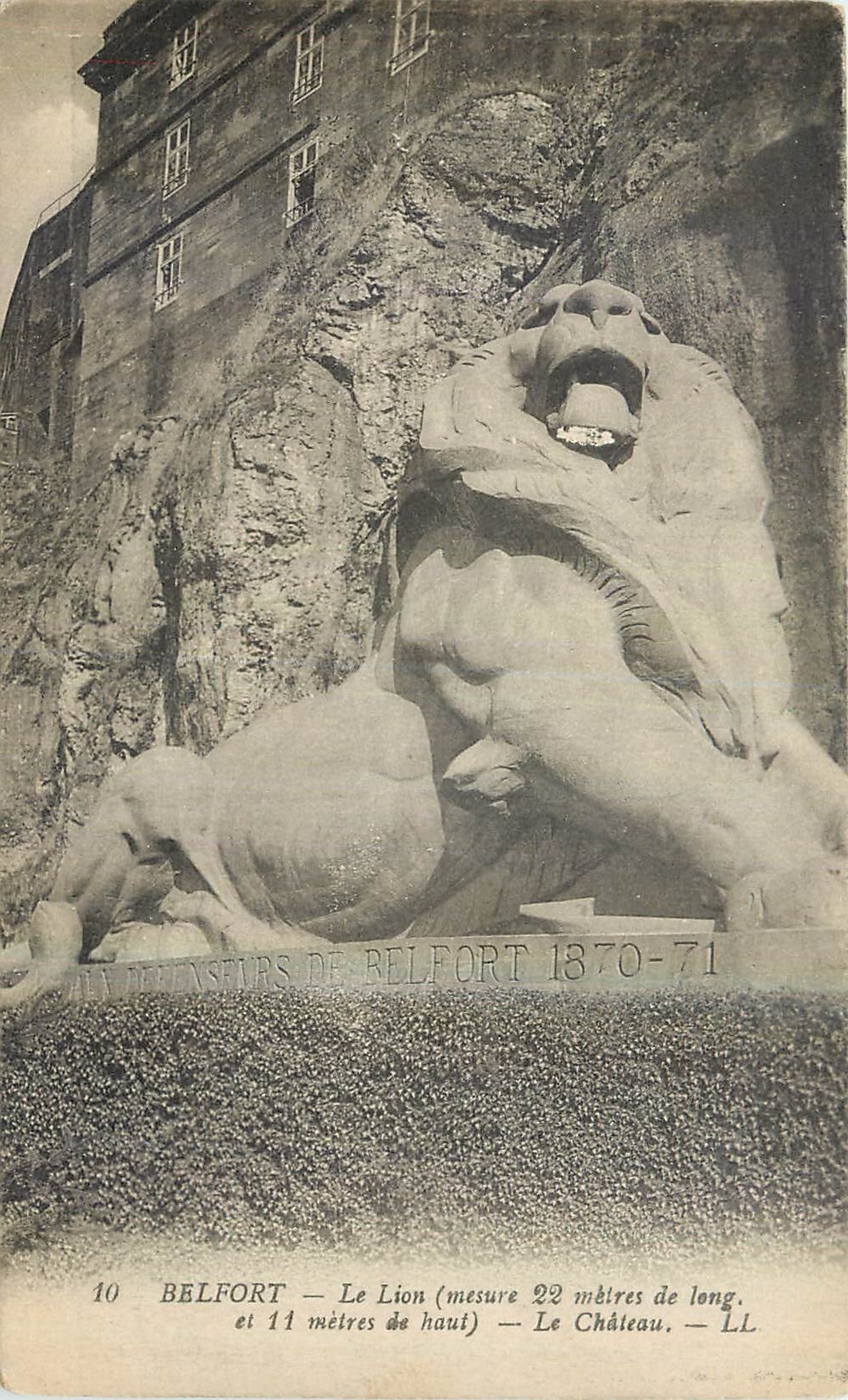 CPA Belfort le Lion Le Chateau 