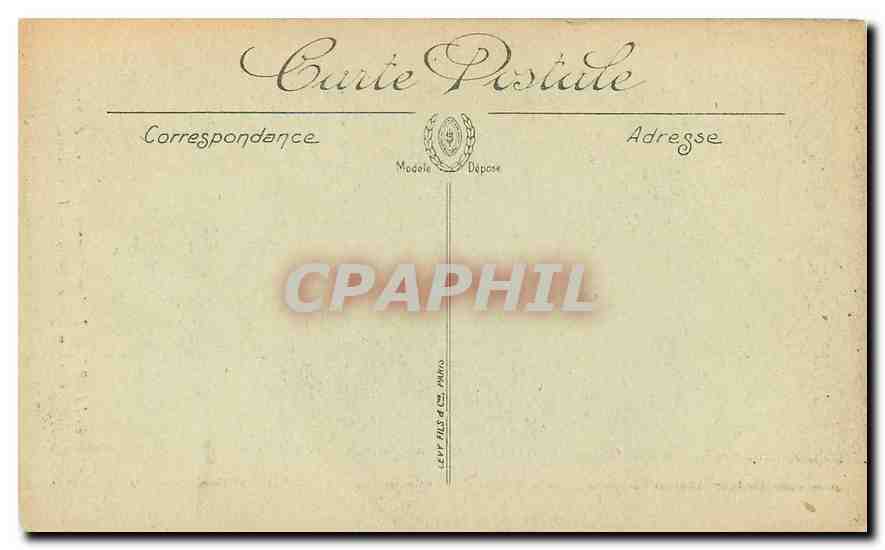 CPA Belfort le Lion Le Chateau  — Verso
