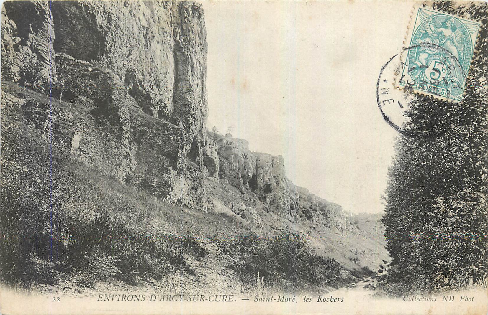 CPA Environs d'Arcy sur Cure Saint More les Rochers 