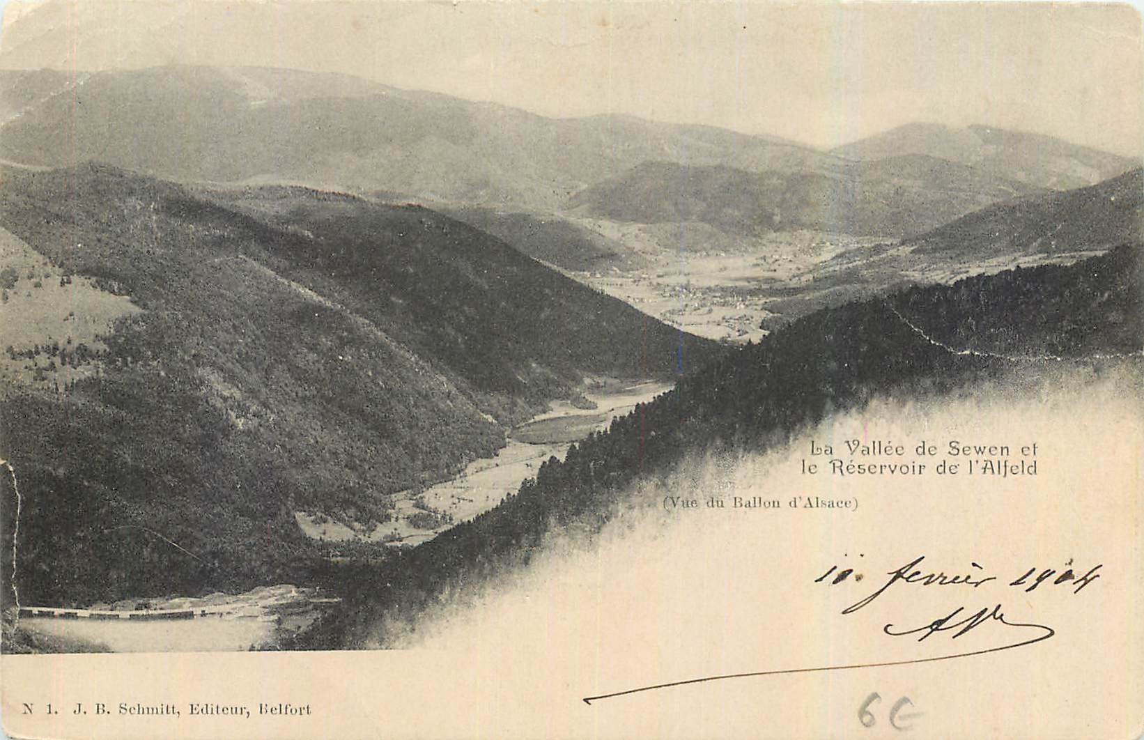 CPA La Vallee de Sewen et le Reservoir de l'Alfeld 
